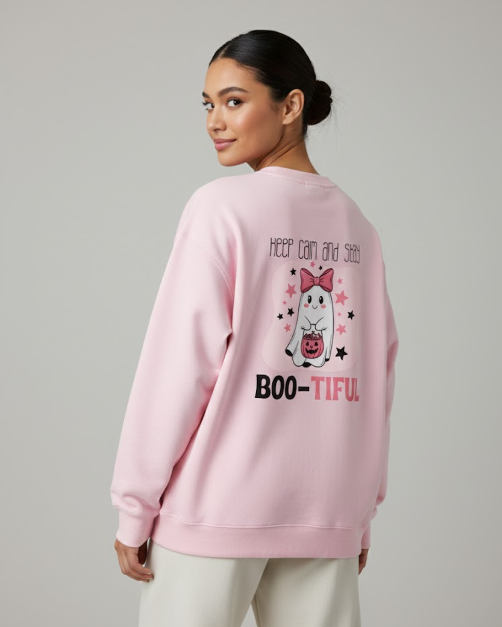 Stay Boo-tiful Oversized Sweatshirt (Girls Edition)