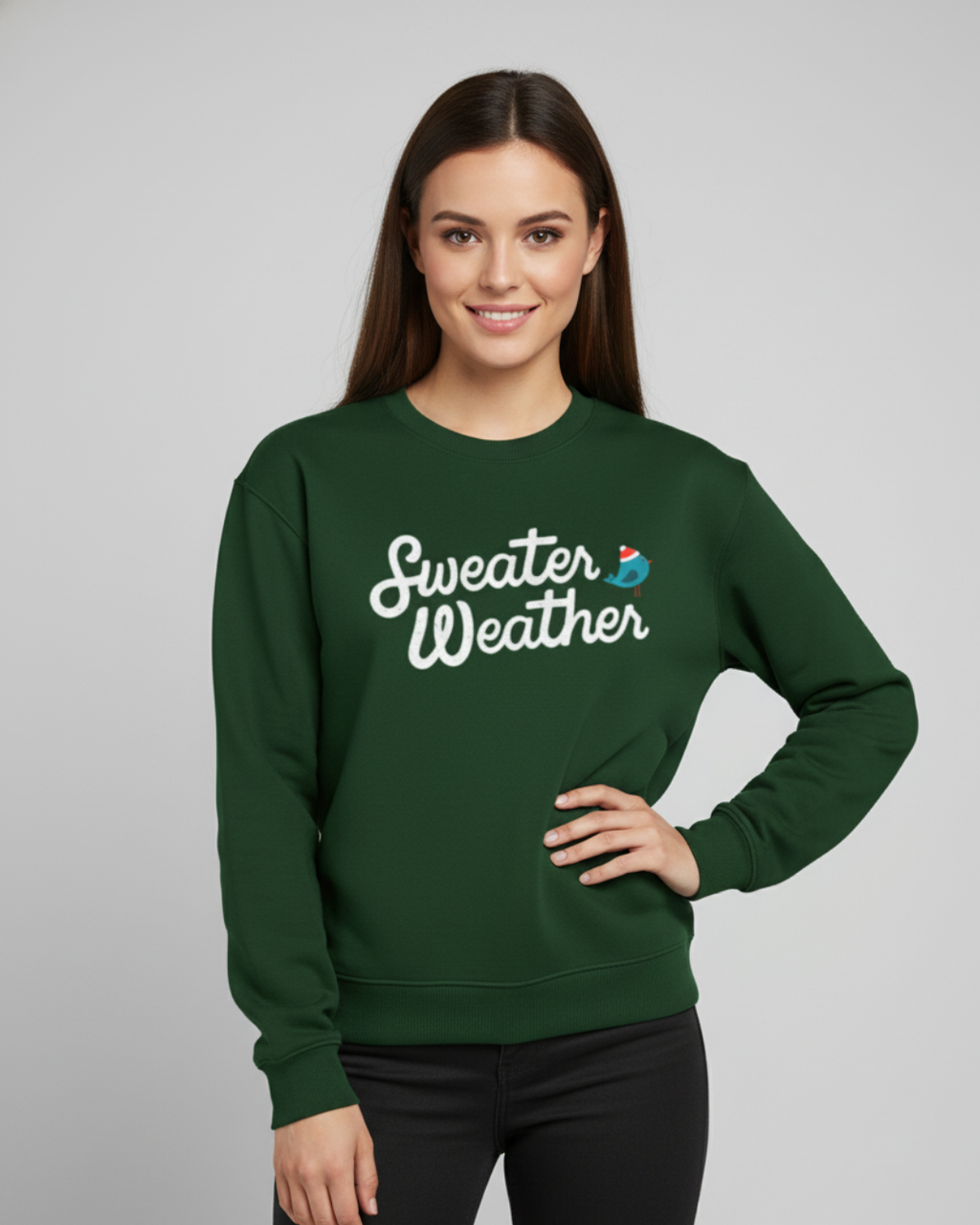 Sweater Weather Oversized Crewneck Sweatshirt