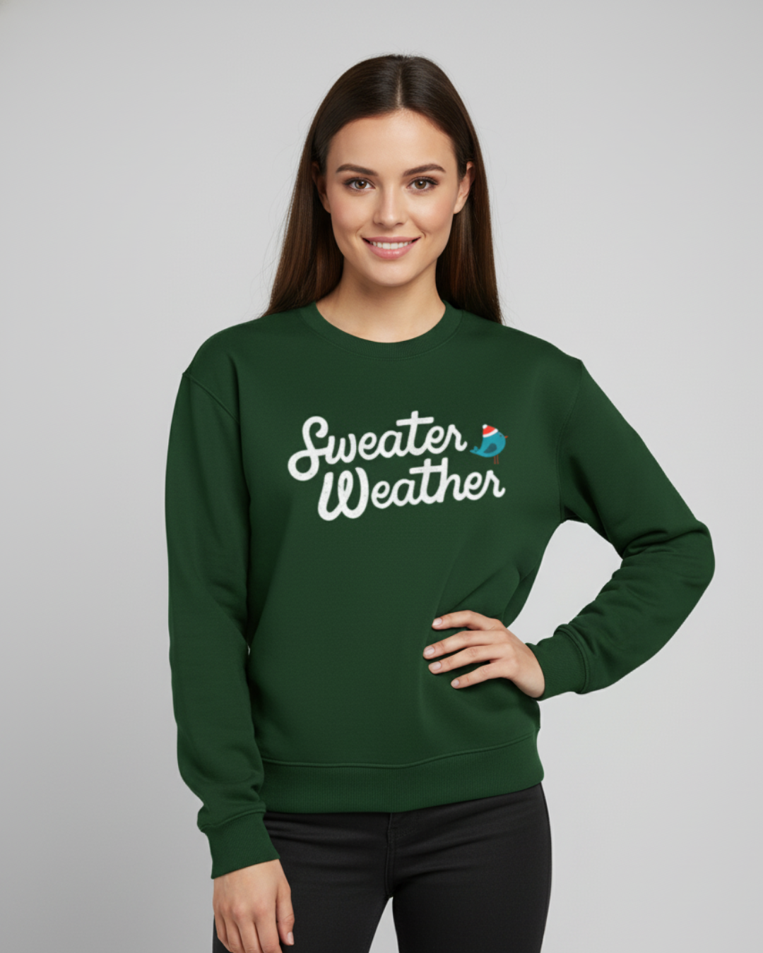 Sweater Weather Oversized Crewneck Sweatshirt