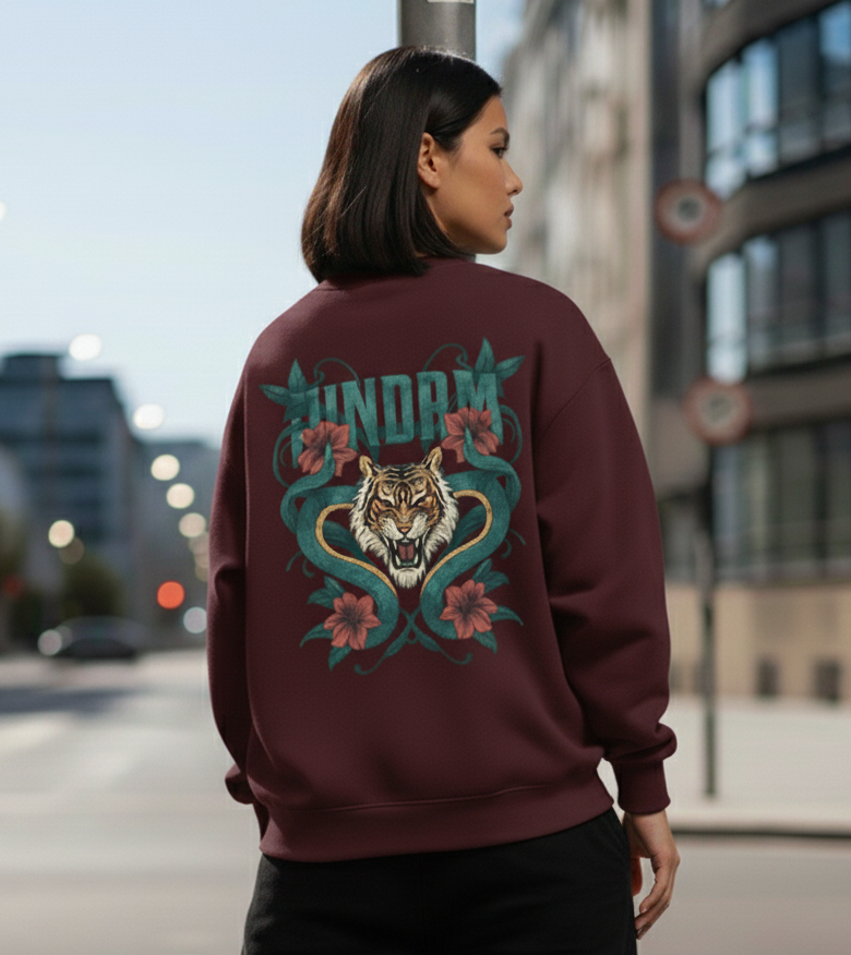 Unisex Oversized Sweatshirt – Spirit of the Tiger